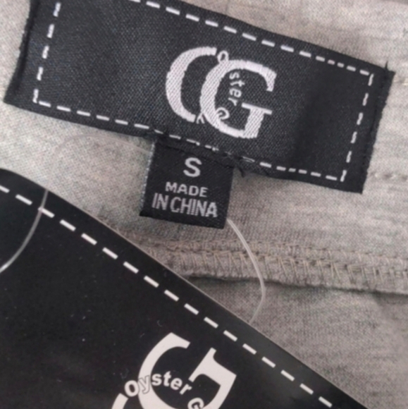 Oyster Guy Might Gray Zip Pocket Drawstring Waist Joggers size Small - Picture 7 of 9